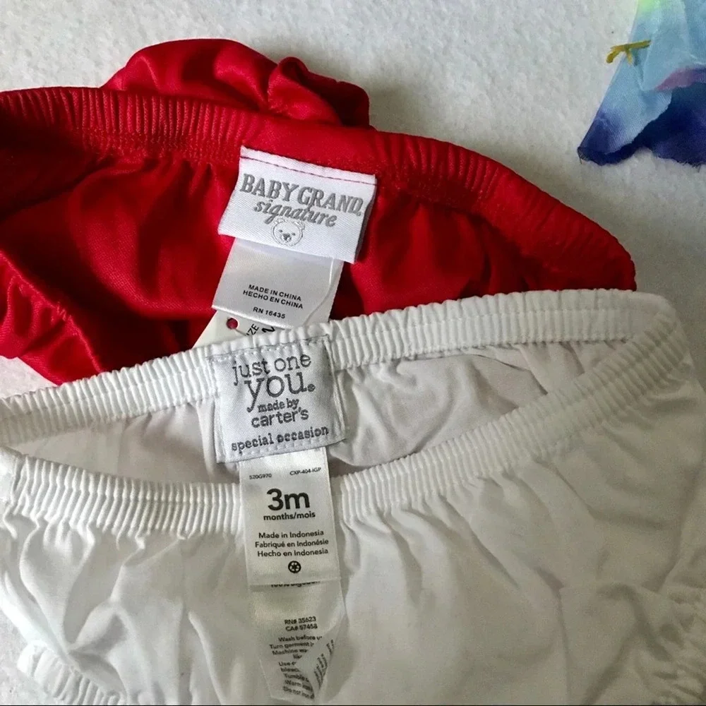 Carter's and Baby Grand Signature New Assorted Diaper Covers 3-18 Months